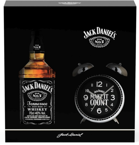 Lahev Jack Daniel's No.7 + Retro Budík 0,7l 40% GB