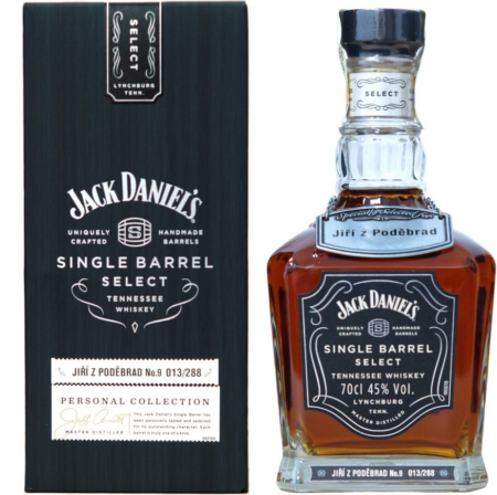 Lahev Jack Daniel's Single Barrel Select  Jiří z Poděbrad No.9 0,7l 45% L.E.