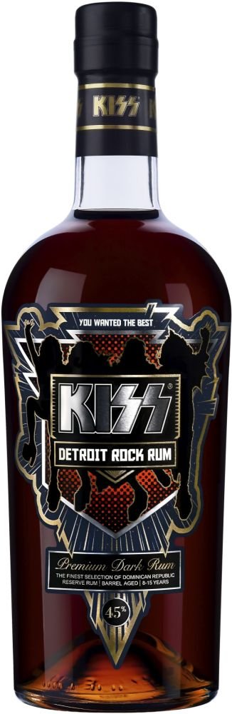 Lahev KISS Detroit Rock Rum 0,7l 45%
