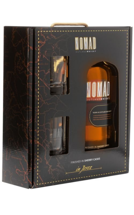 Lahev Nomad Outland Whisky 0,7l 41,3% + 2x sklo GB