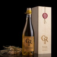 Lahev Piálek & Jäger Chardonnay Grand reserva No.4 ORANGE Pozdní sběr 2015 0,75l 13% Dřevěný box