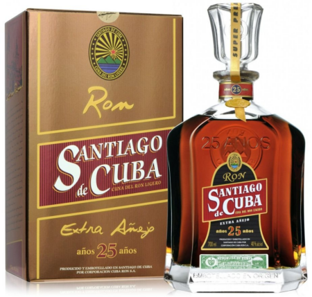 Lahev Santiago De Cuba 25y 0,7l 40% GB
