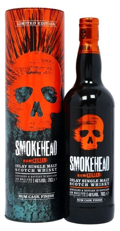 Lahev Smokehead Rum Rebel 0,7l 46% Tuba