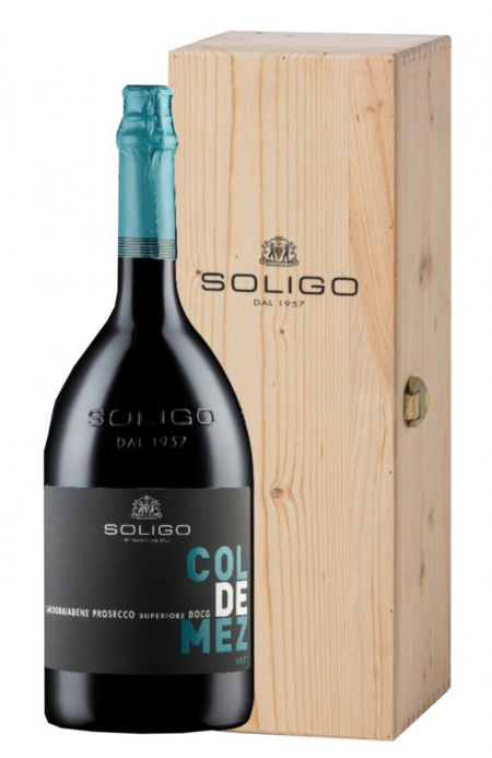 Lahev Soligo Prosecco Col De Mez Valdobbiadene Brut JEROBOAM 3l 11% Dřevěný box