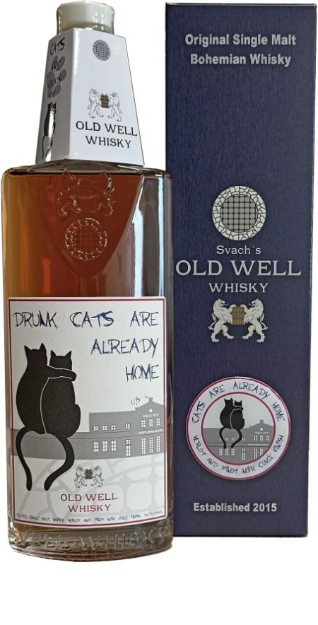 Lahev Svach's Old Well Whisky Cat's Are Already Home 0,5l 50,5% GB L.E.