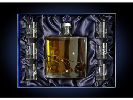 Lahev Swarovski Brandy 0,7l 50% + 6x sklo GB