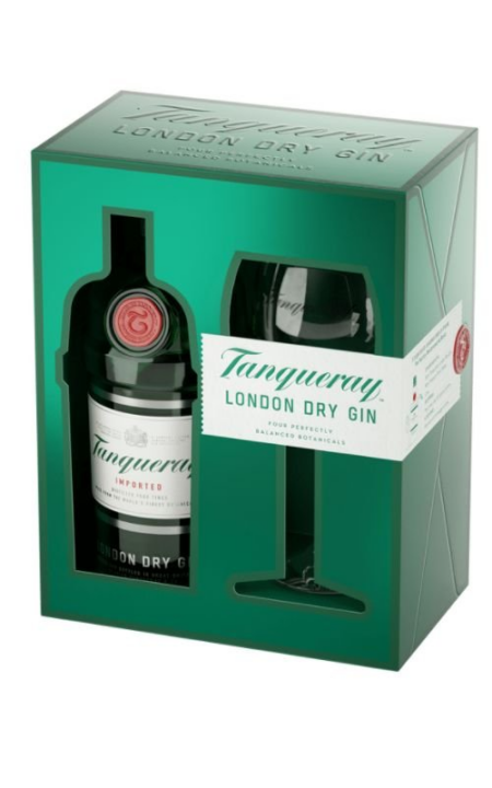 Lahev Tanqueray Gin Traditional 0,7l 43,1% + 1x sklo GB