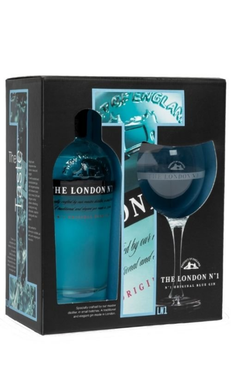 Lahev The London No.1 Gin 0,7l 47% + 1x sklo GB