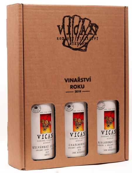 Lahev VICAN Box Vinařství roku 2019 - Výběr vinaře Tomáše Vicana 2019 3×0,75l Karton